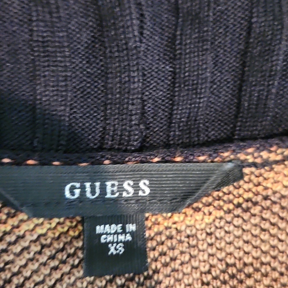 GUESS Leopard Print Open Front Cardigan - Picture 3 of 5